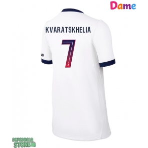 Paris Saint-Germain Khvicha Kvaratskhelia #7 Replika Udebanetrøje Dame 2026-27 Kortærmet